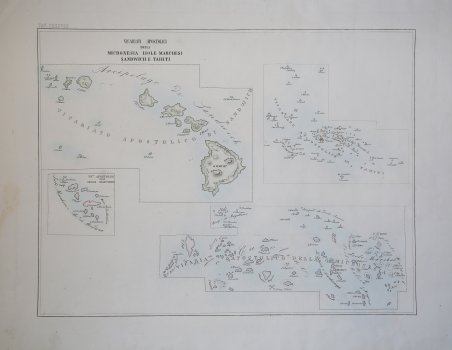 Vicariati Apostolici della Micronesia Isole Marchesi Sandwitch e Tahiti