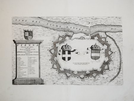 Vienna, Metropoli dell'Austria descritta dal P. Cosmografo Coronelli, e dedicata …