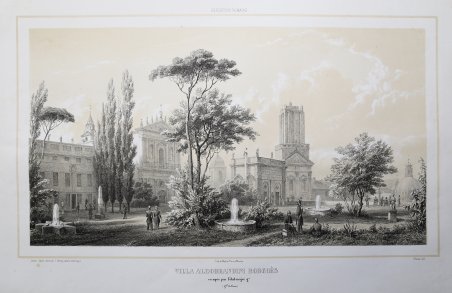 Villa Aldobrandini Borghès occupée par l'etat-major g.al