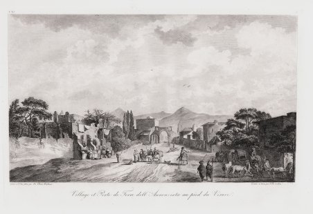 Village et Porte de Torre dell’Annonziata au pied du Vesuve