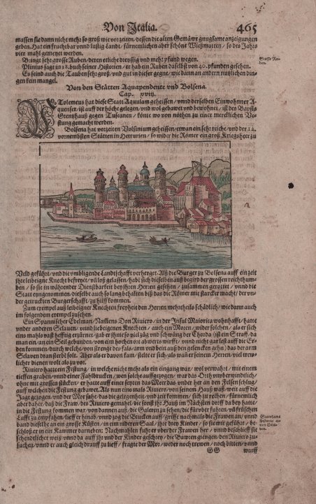 Von den Statten Aquapendente und Bolzena