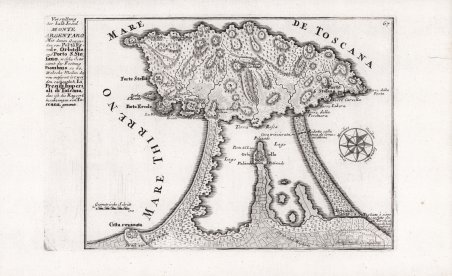 Vorstellung der halb Insul Monte Argentaro.