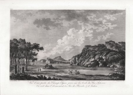 Vue d’une partie des Champs Elysées prise sur les bords …