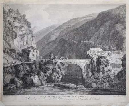 Vue d'une partie du Couvent de st. Cosimato