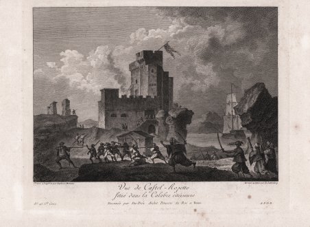 Vue de Castel- Rozetto. Calabre citérieure