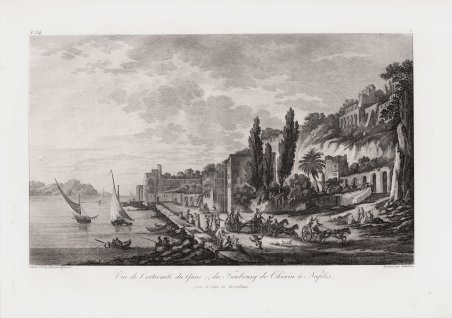 Vue de l’extrémité du Quai & du Faubourg de Chiaia …