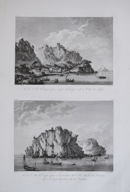 Vue de l'Ile de Capreè prise en face du Golfe …