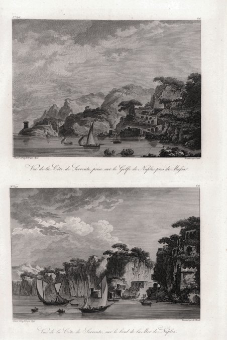 Vue de la Cote de Sorrente prise sur le Golfe …