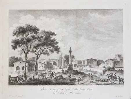 Vuë de la petit Ville d'Isola située dans la Calabre …