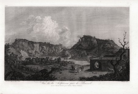 Vue de la Solfaterra prés de Pouzzol ancien Volcan nommé …