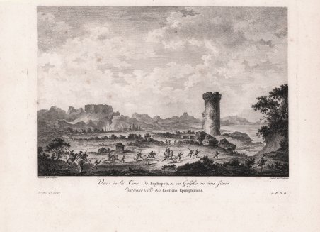 Vue de la Tour de Pagliapoli, e du Golphe ou …