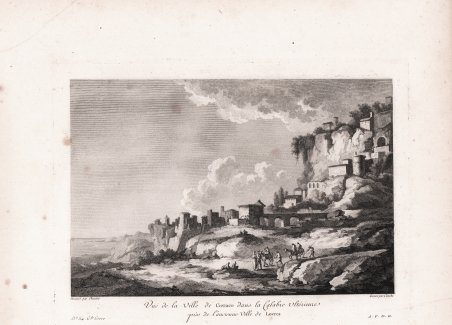 Vue de la Ville de Gerace dans la Calabre Ultérieure …