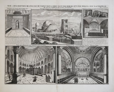 Vue & Description de L'Eglise du saint Sapulchre Tant par …