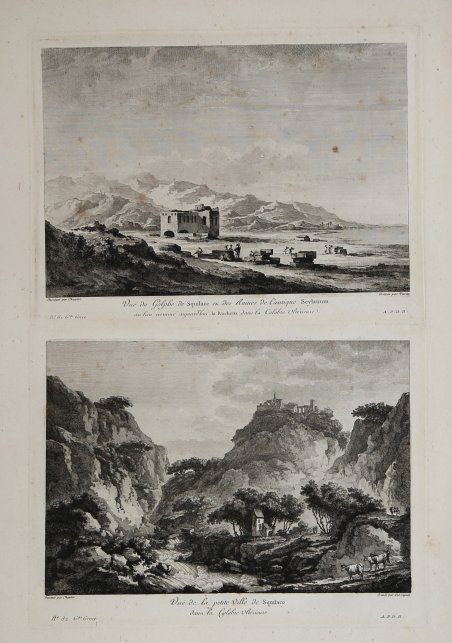 Vue du Golphe…et des Ruines de l'antique Scylatium./Vue de la …