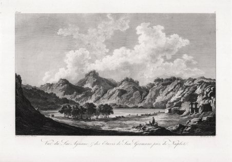 Vue du Lac Agnano & des Etuves de San Germano …
