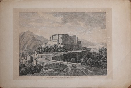 Vue du palais colomne a Subiaco