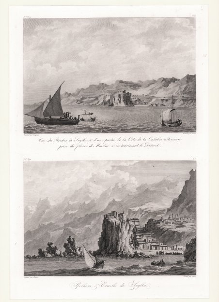 Vue du Rocher de Scylla & d’une partie de la …