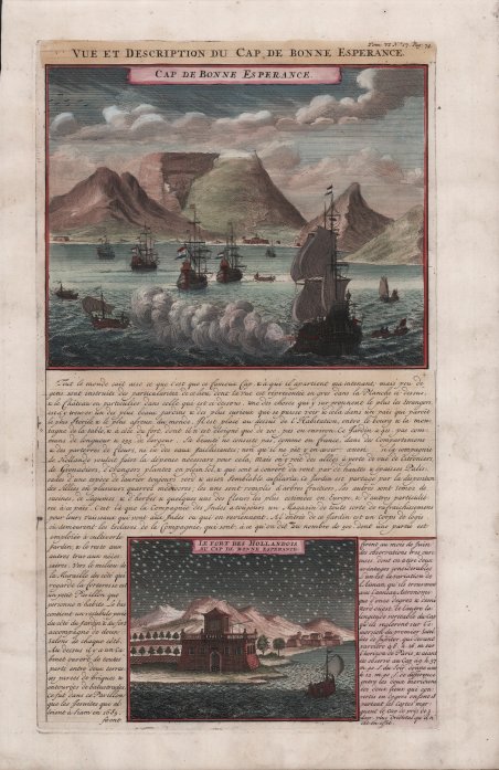 Vue et Descriptio du Cap de Bonne Esperance