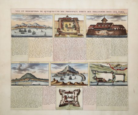 Vue et Description De Quelques-Uns Principaux Forts des dans Hollandois …