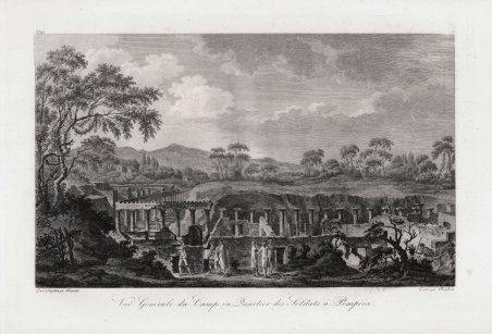 Vue Generale du Camp ou Quartier des Soldats à Pompeia