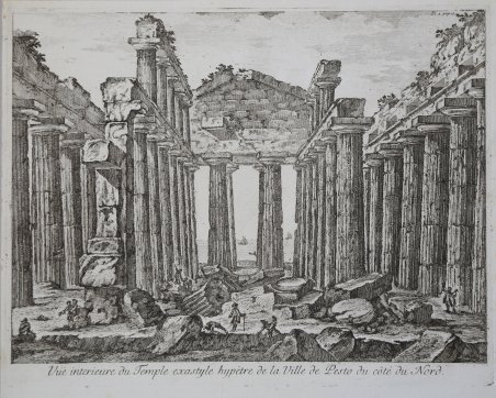 Vue interieure du Temple exastyle hypetre de la Ville de … | Immagine Gallery 2