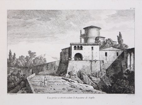 Vue prise a Isola, das Royaume de Naples
