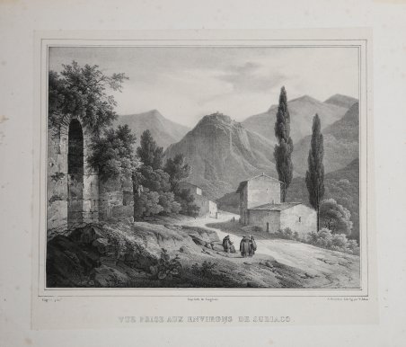 Vue prise aux environs de Subiaco