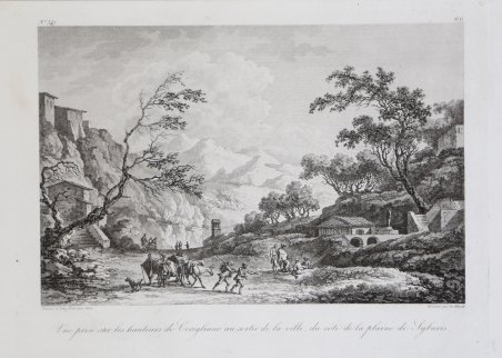 Vue prise sur les hauteurs de Corigliano au sortir de …