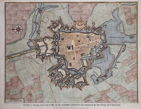 Ypres a strong City and Castle in Flanders,restor'd to the …