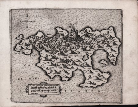 Zante Insula posta nel mare Mediterraneo…locho delli Ill.mi Venetiani…