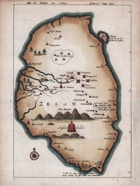 Zelon - Ile de Zeilan ou Ceilon