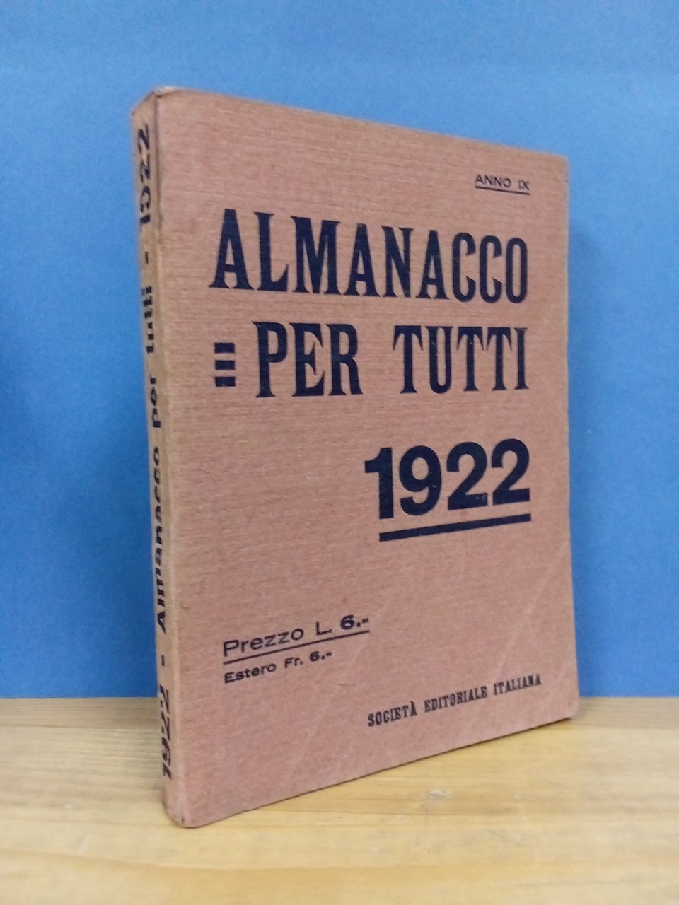 Almanacco per tutti. 1922. Anno IX. | Immagine principale