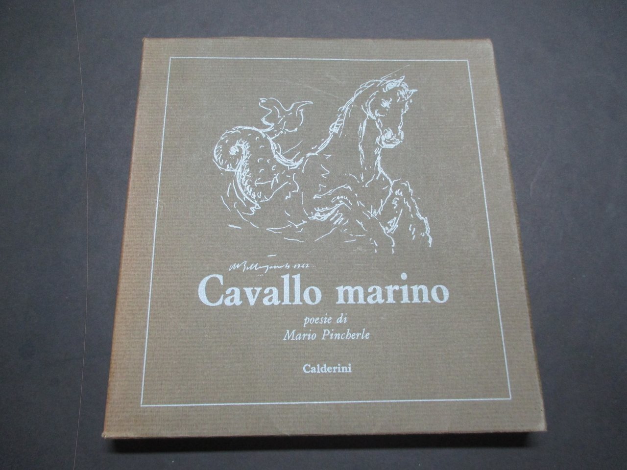 Cavallo marino. Poesie. Acquaforti e disegni di Mario Bellagamba.