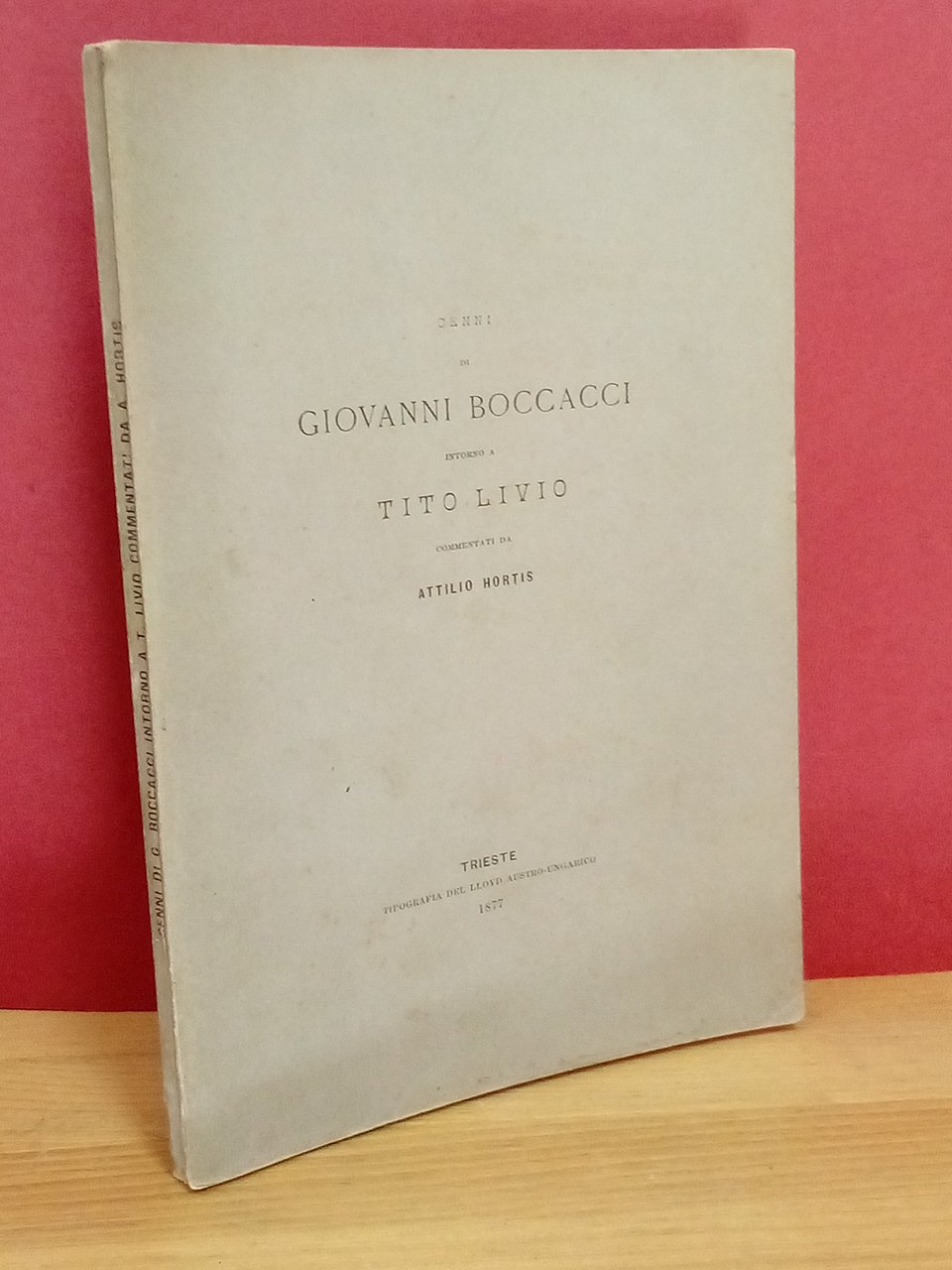 Cenni di Giovanni Boccacci intorno a Tito Livio commentati da … | Immagine principale