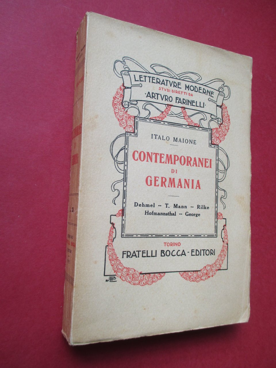 Contemporanei di Germania. Dehmel – T. Mann – Rilke – …
