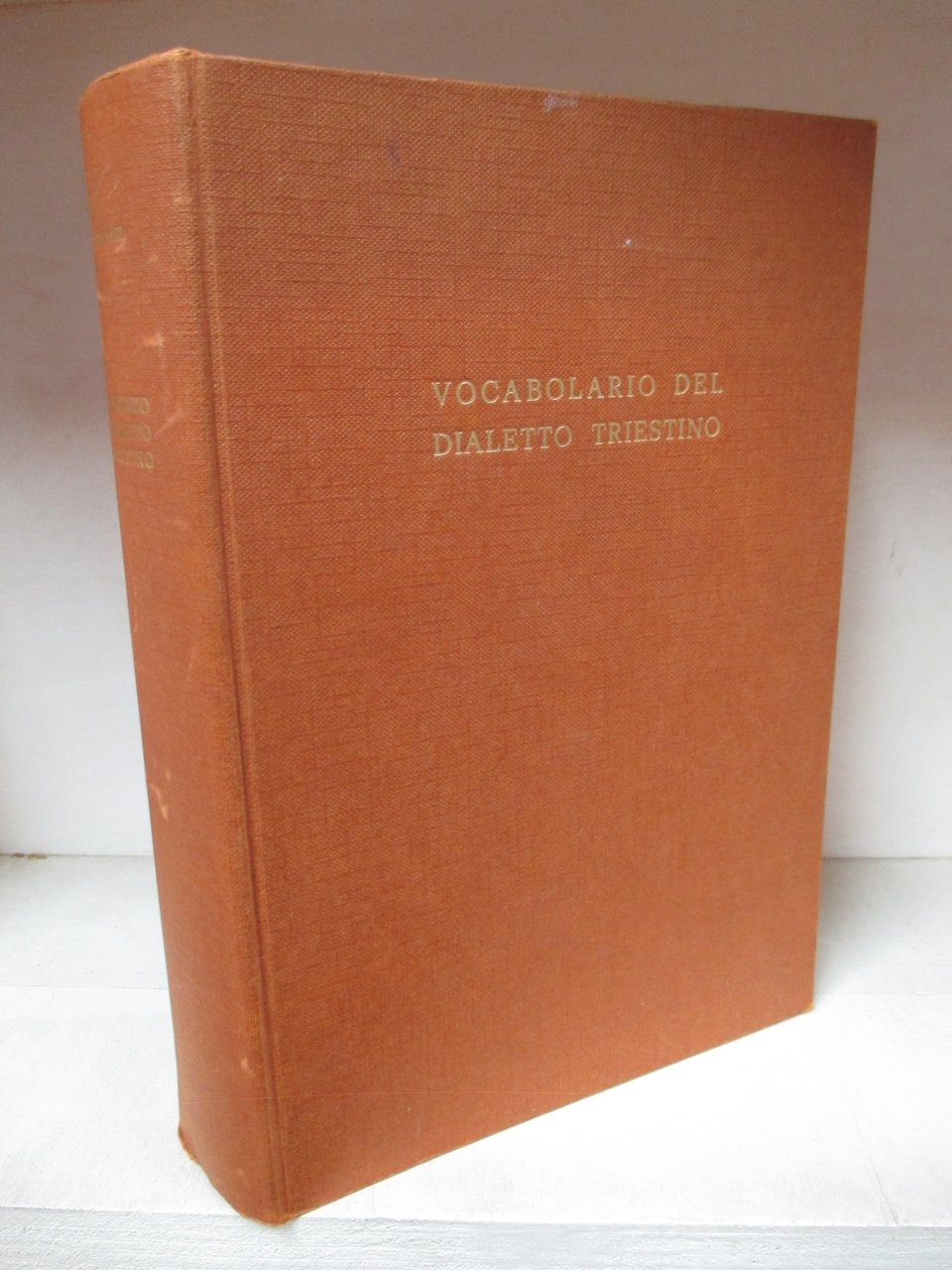 Dizionario – vocabolario del dialetto triestino e della lingua italiana.