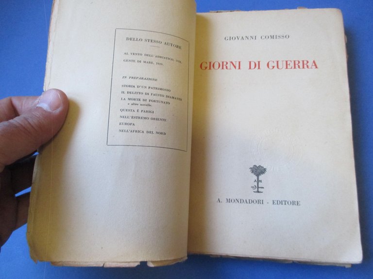 Giorni di guerra.