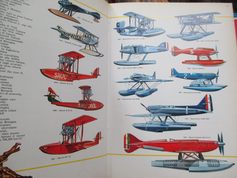 Gli aeroplani. 1000 apparecchi di tutti i paesi, militari e …