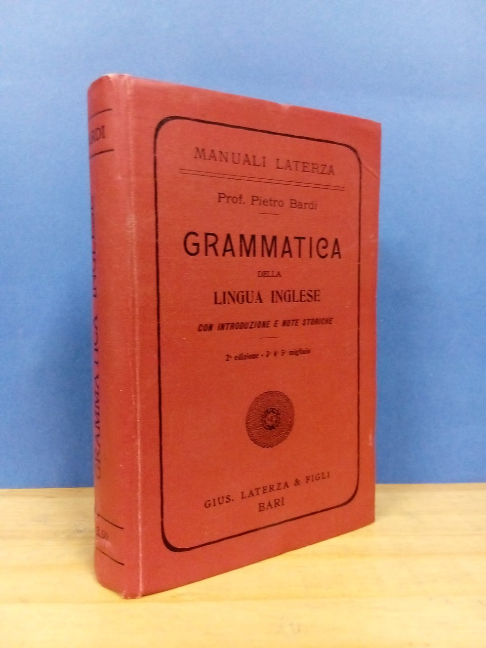 Grammatica della lingua inglese. Con introduzione e note storiche. | Immagine principale
