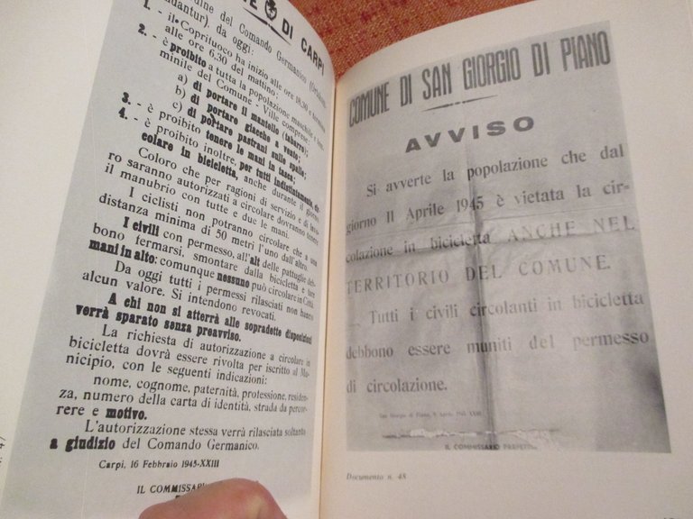 Habitat e partigiani in Emilia Romagna 1943 - '45.