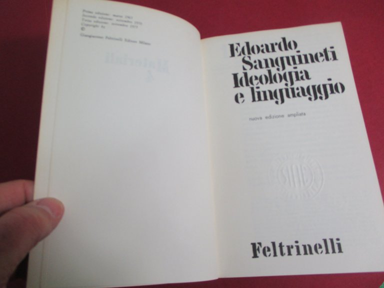 Ideologia e linguaggio.