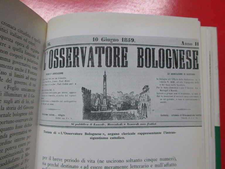 Il 1859 – '60 a Bologna.