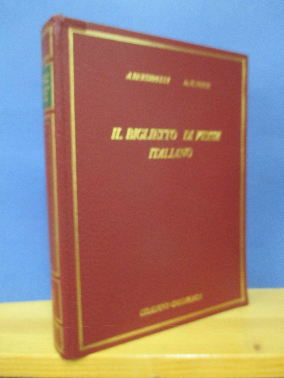 Il biglietto di visita italiano. Contributo alla storia del costume …