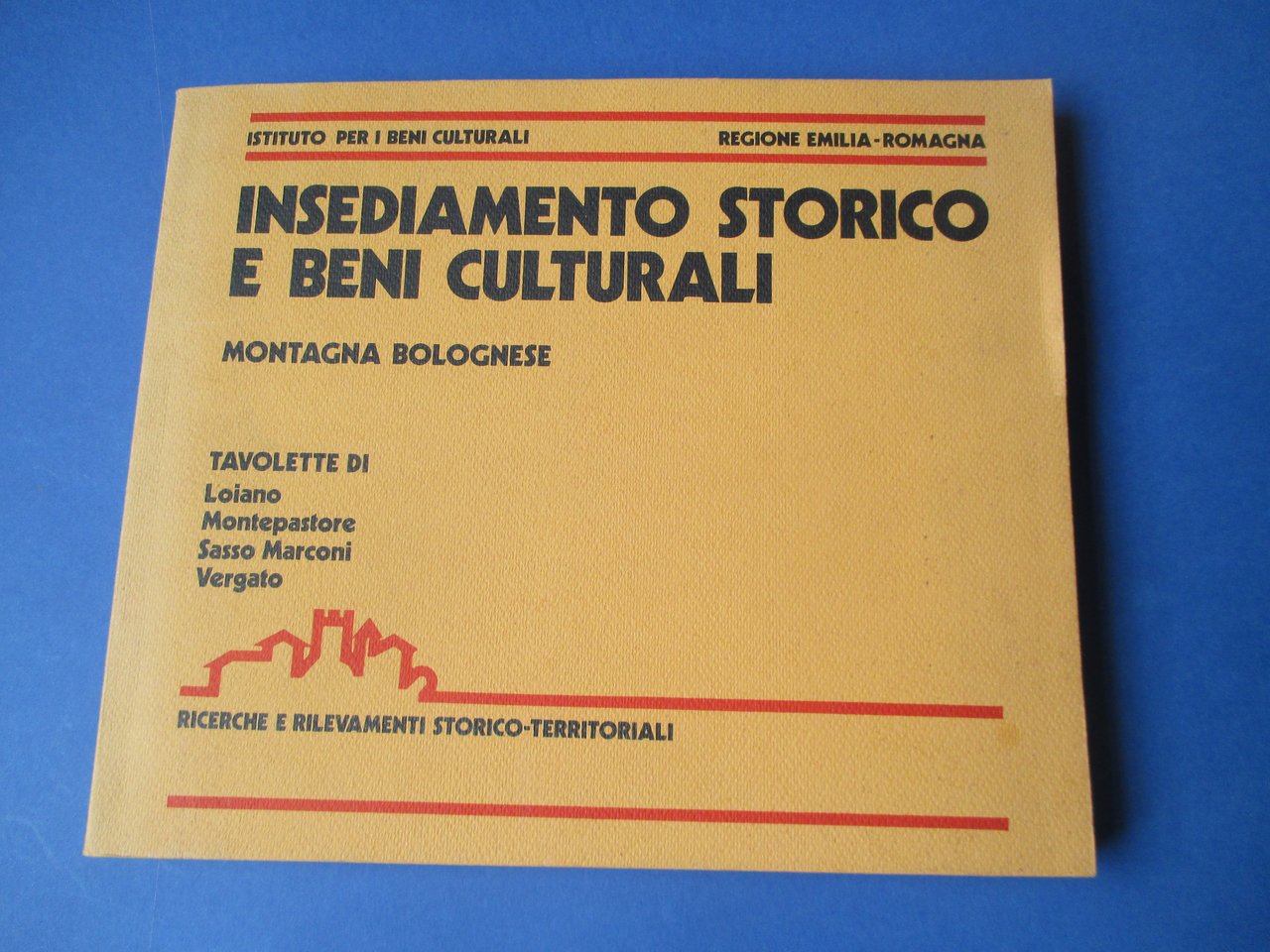 Insediamento storico e beni culturali. Montagna bolognese. Tavolette di Loiano …