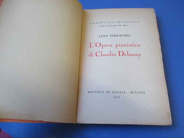 L'opera pianistica di Claudio Debussy.