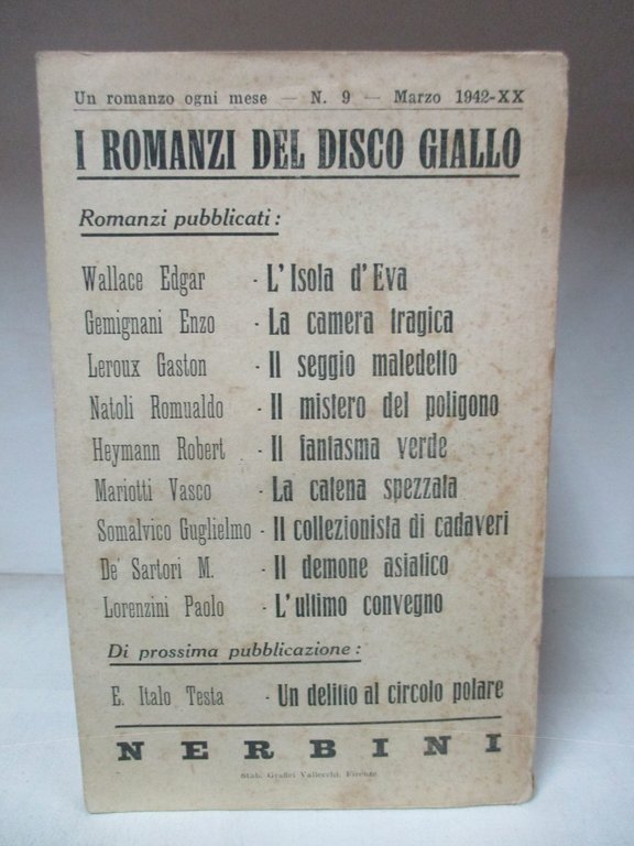 L’ultimo convegno.