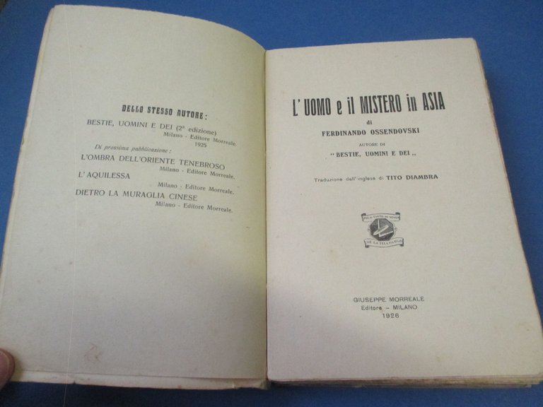 L'uomo e il mistero in Asia.
