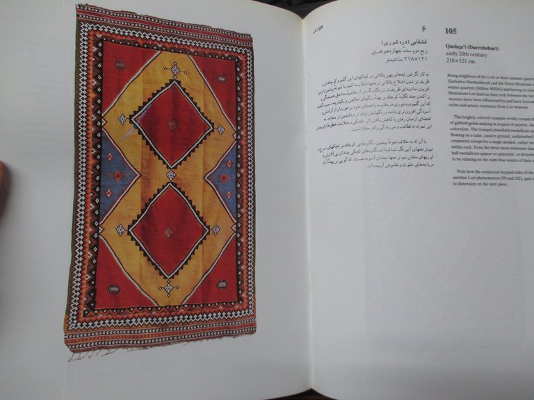 Masterpieces of fars rugs.