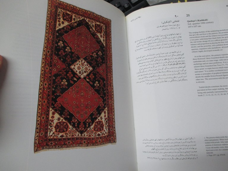 Masterpieces of fars rugs.