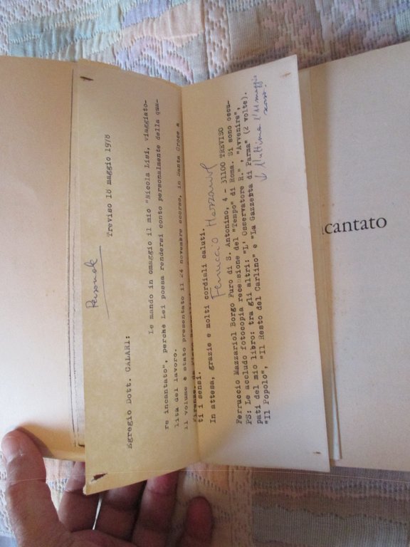 Nicola Lisi viaggiatore incantato.